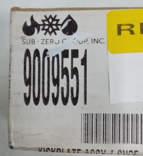 Subzero 9009551 stainless - subzero,